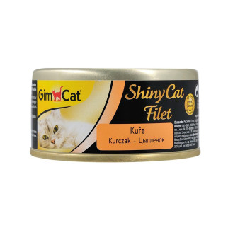 Вологий корм GimCat Shiny Cat Filet для котів, курка, 70 г - Інтернет-магазин спільних покупок ToGether