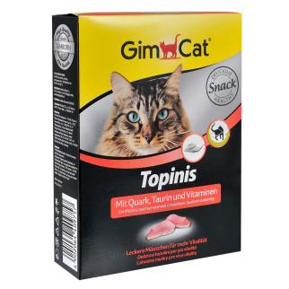 Вітаміни GimCat Topinis для котів, таблетки з сиром, 220 г - Інтернет-магазин спільних покупок ToGether