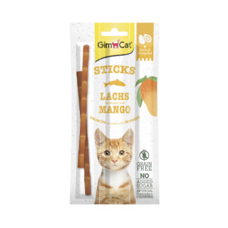 Ласощі GimCat М’ясні палички для котів, з лососем та манго, 3 шт по 5 г - Інтернет-магазин спільних покупок ToGether