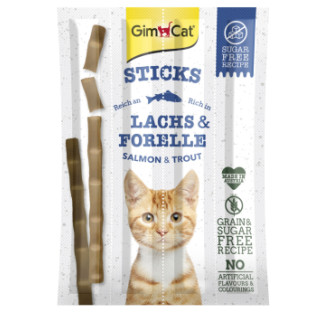 Ласощі GimCat для котів, палички з лососем та тріскою, 4 шт по 5 г - Інтернет-магазин спільних покупок ToGether