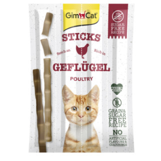 Ласощі GimCat для котів, палички з м'ясом птиці, 4 шт по 5 г - Інтернет-магазин спільних покупок ToGether