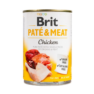 Вологий корм Brit Care Pate & Meat для собак, з куркою, 400 г - Інтернет-магазин спільних покупок ToGether