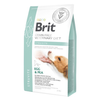 Сухий корм Brit GF VetDiet Dog Struvite для собак, при сечокаменній хворобі, з яйцем, індичкою, горохом и гречкой, 2 кг - Інтернет-магазин спільних покупок ToGether
