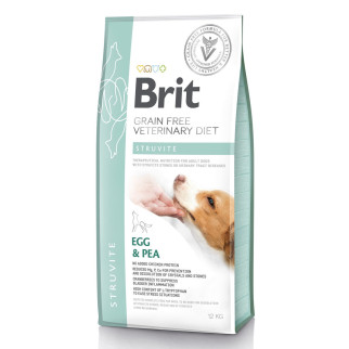 Сухий корм Brit GF VetDiet Dog Struvite для собак, при сечокаменній хворобі, з яйцем, індичкою, горохом и гречкой, 12 кг - Інтернет-магазин спільних покупок ToGether