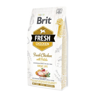 Сухий корм Brit Fresh для дорослих собак всіх порід, з куркою та картоплею, 2,5 кг - Інтернет-магазин спільних покупок ToGether