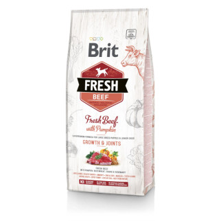 Сухий корм Brit Fresh для цуценят та молодих собак великих порід, з яловичиною та гарбузом, 12 кг - Інтернет-магазин спільних покупок ToGether