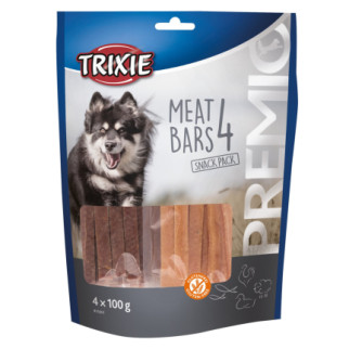 Ласощі Trixie Premio 4 Meat Bars для собак, з куркою, качкою, бараниною і лососем, 4 x 100 г - Інтернет-магазин спільних покупок ToGether