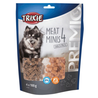 Ласощі Trixie Premio 4 Meat Minis для собак, з куркою, качкою, яловичиною і бараниною, 4 x 100 г - Інтернет-магазин спільних покупок ToGether