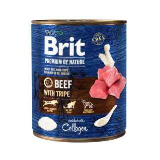 Вологий корм Brit Premium by Nature для собак, яловичина з тельбухами, 800 г - Інтернет-магазин спільних покупок ToGether