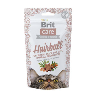 Функціональні ласощі Brit Care Hairball з качкою для котів, 50г - Інтернет-магазин спільних покупок ToGether