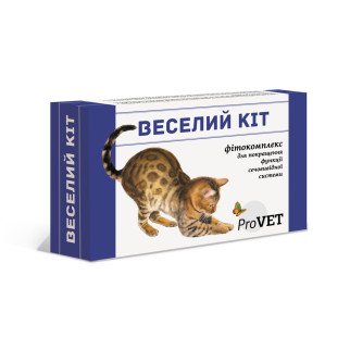 Фітокомплекс ProVET "Веселий кіт" для котів, для покращення функції сечовивідної системи, 20 мл - Інтернет-магазин спільних покупок ToGether