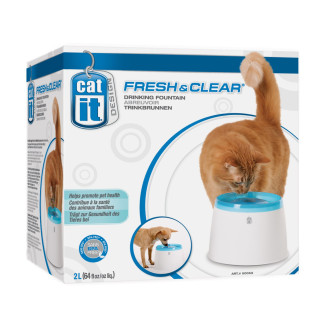 Поїлка-фонтан Catit Fresh & Clear для котів та собак, 2 л (пластик) - Інтернет-магазин спільних покупок ToGether