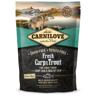 Сухий корм Carnilove Fresh Carp & Trout для дорослих собак всіх порід, риба, 1,5 кг - Інтернет-магазин спільних покупок ToGether