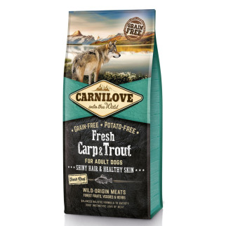 Сухий корм Carnilove Fresh Carp & Trout для дорослих собак всіх порід, риба, 12 кг - Інтернет-магазин спільних покупок ToGether