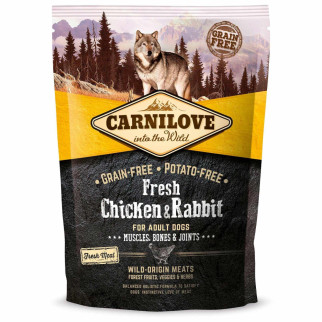 Сухий корм Carnilove Fresh Chicken & Rabbit для дорослих собак всіх порід, курка та кролик, 1,5 кг - Інтернет-магазин спільних покупок ToGether