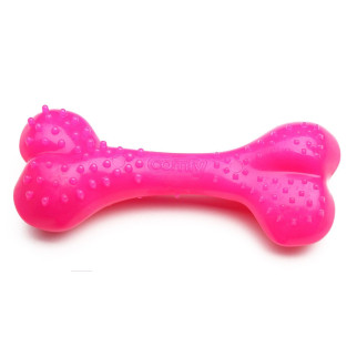 Іграшка Comfy Кістка з виступами для собак, 12,5 см (гума, рожевий) - Інтернет-магазин спільних покупок ToGether