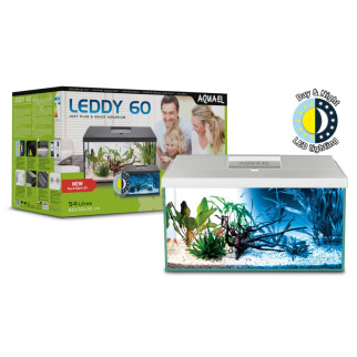 Акваріумний комплект Aquael Leddy Day&Night з балкою, білий 60 (54 л) - Інтернет-магазин спільних покупок ToGether