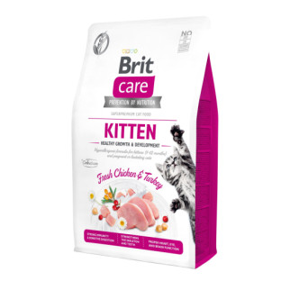 Сухий корм Brit Care Cat GF Kitten HGrowth & Development для кошенят, здорове зростання та розвиток, 2 кг - Інтернет-магазин спільних покупок ToGether