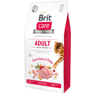 Сухий корм Brit Care Cat GF Adult Activity Support для котів, які живуть на вулиці, індичка та курка, 7 кг - Інтернет-магазин спільних покупок ToGether