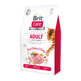 Сухий корм Brit Care Cat GF Adult Activity Support для котів, які живуть на вулиці, індичка та курка, 2 кг - Інтернет-магазин спільних покупок ToGether