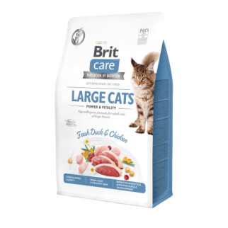 Сухий корм Brit Care Cat GF Large Power & Vitality для котів великих порід, качка та курка, 400 г - Інтернет-магазин спільних покупок ToGether
