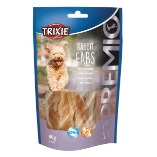 Ласощі Trixie Premio Rabbit Ears для собак, з кролячими вухами і курячим філе, 80 г - Інтернет-магазин спільних покупок ToGether