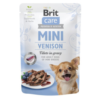 Вологий корм Brit Care Mini для собак, з філе дичини в соусі, 85 г - Інтернет-магазин спільних покупок ToGether
