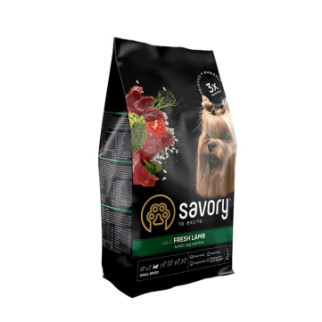 Сухий корм Savory для собак гурманів малих порід, зі свіжим ягням, 3 кг - Інтернет-магазин спільних покупок ToGether