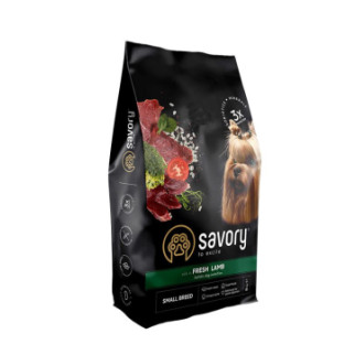 Сухий корм Savory для собак гурманів малих порід, зі свіжим ягням, 8 кг - Інтернет-магазин спільних покупок ToGether