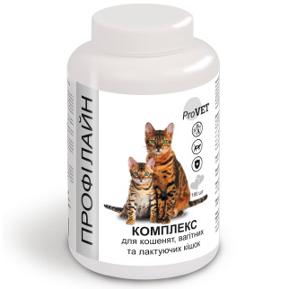 Вітамінно-мінеральний комплекс ProVET «Профілайн» для кошенят, вагітних та лактуючих кішок, 180 табл - Інтернет-магазин спільних покупок ToGether