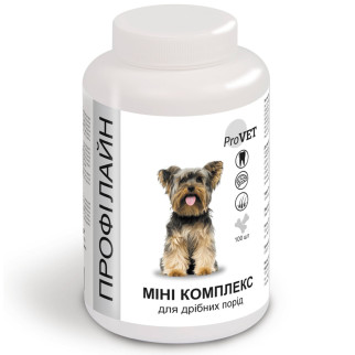 Вітамінно-мінеральний комплекс ProVET «Профілайн» Міні для дрібних порід собак, 100 табл - Інтернет-магазин спільних покупок ToGether