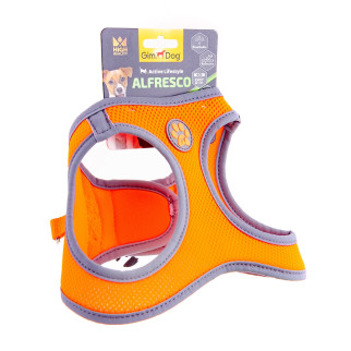 Шлея GimDog Alfresco для собак, неопрен, помаранчева, розмір S, 37-40 см - Інтернет-магазин спільних покупок ToGether