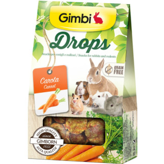 Ласощі GimBi для гризунів, дропси з морквою, 50 г - Інтернет-магазин спільних покупок ToGether