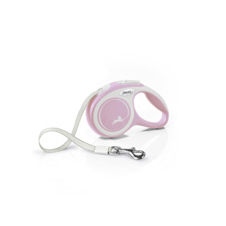 Рулетка Flexi New Comfort для собак, стрічка, розмір XS, 3 м (рожева) - Інтернет-магазин спільних покупок ToGether