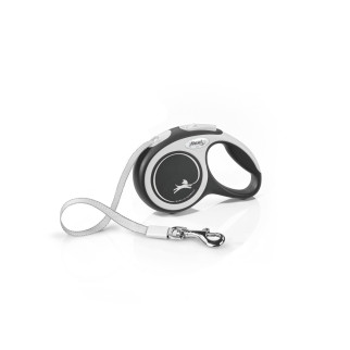 Рулетка Flexi New Comfort для собак, стрічка, розмір XS, 3 м (чорна) - Інтернет-магазин спільних покупок ToGether