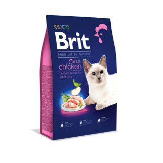 Сухий корм Brit Premium Cat by Nature Adult Chicken для котів, з куркою, 8 кг - Інтернет-магазин спільних покупок ToGether