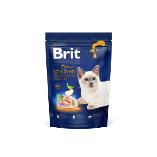 Сухий корм Brit Premium Cat by Nature Indoor для котів, які живуть у приміщенні, з куркою, 800 г - Інтернет-магазин спільних покупок ToGether