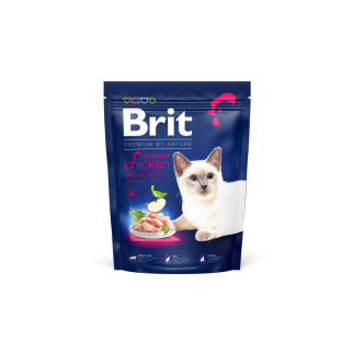 Сухий корм Brit Premium Cat by Nature Sterilised для стерилізованих котів, з куркою, 300 г - Інтернет-магазин спільних покупок ToGether