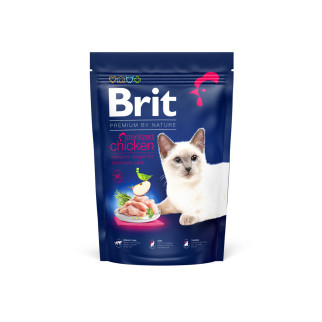 Сухий корм Brit Premium Cat by Nature Sterilised для стерилізованих котів, з куркою, 1500 г - Інтернет-магазин спільних покупок ToGether