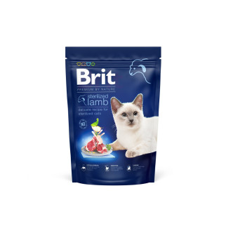 Сухий корм Brit Premium Cat by Nature Sterilized Lamb для стерилізованих котів, з ягням, 800 г - Інтернет-магазин спільних покупок ToGether