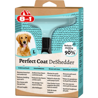 Дешеддер 8in1 Perfect Coat для вичісування собак, розмір L, 10 см - Інтернет-магазин спільних покупок ToGether