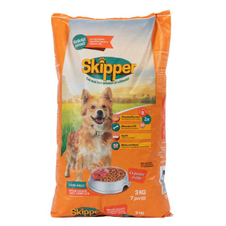 Сухий корм Skipper для собак, курка та яловичина, 3 кг - Інтернет-магазин спільних покупок ToGether