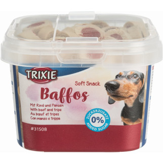 Вітамінізовані ласощі Trixie Soft Snack Baffos для собак, яловичина/рубець, 140 г - Інтернет-магазин спільних покупок ToGether