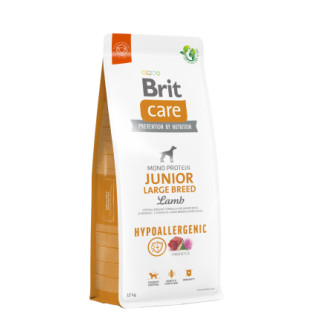 Сухий корм Brit Care Dog Hypoallergenic Junior Large Breed для молодих собак великих порід, гіпоалергенний з ягням, 12 кг - Інтернет-магазин спільних покупок ToGether