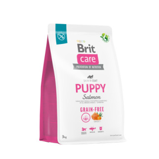 Сухий корм Brit Care Dog Grain-free Puppy для цуценят, беззерновий з лососем, 3 кг - Інтернет-магазин спільних покупок ToGether