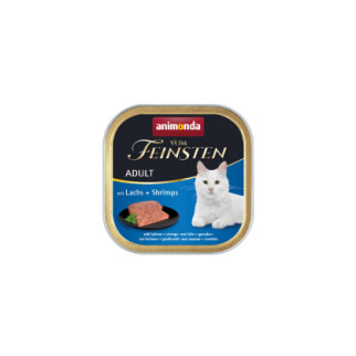 Вологий корм Animonda Vom Feinsten для котів, з лососем та креветками, 100 г - Інтернет-магазин спільних покупок ToGether