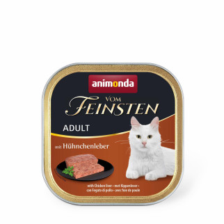 Вологий корм Animonda Vom Feinsten для котів, з курячою печінкою, 100 г - Інтернет-магазин спільних покупок ToGether