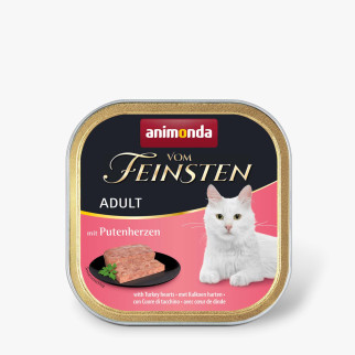 Вологий корм Animonda Vom Feinsten для котів, з індичими серцями, 100 г - Інтернет-магазин спільних покупок ToGether