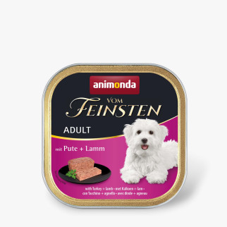 Вологий корм Animonda Vom Feinsten для дорослих собак, з індичкою та ягням, 150 г - Інтернет-магазин спільних покупок ToGether