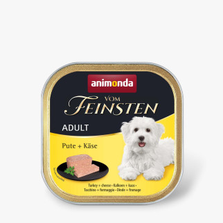 Вологий корм Animonda Vom Feinsten для дорослих собак, з індичкою та сиром, 150 г - Інтернет-магазин спільних покупок ToGether
